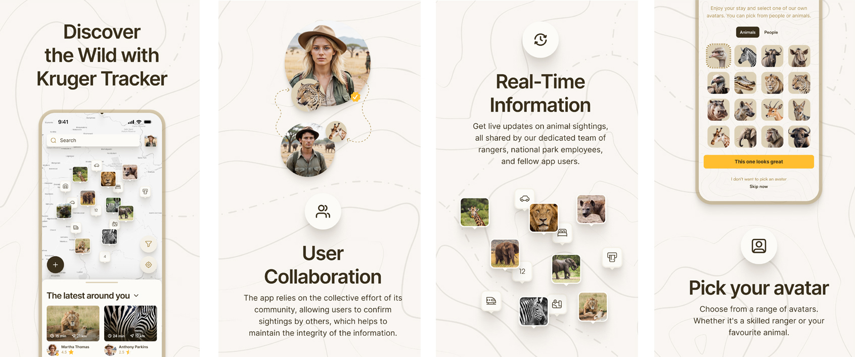Kruger Animal Tracker